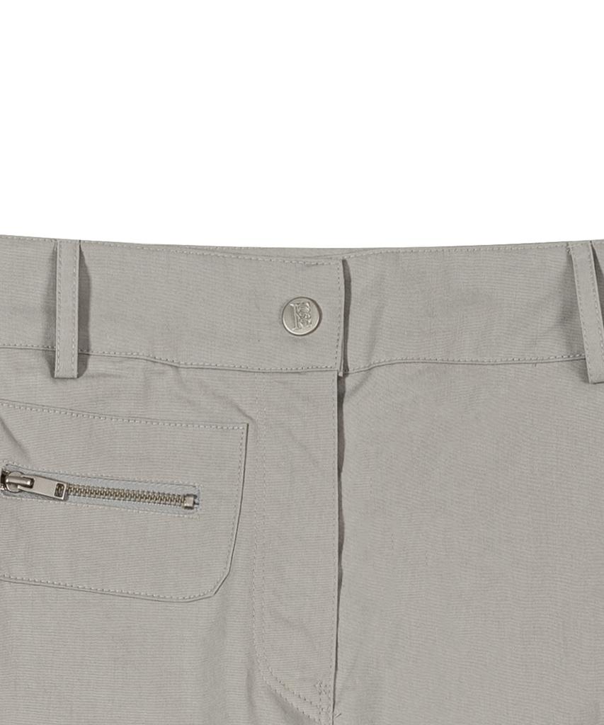 FASE F Symbol Label Cargo Pants - Light Grey