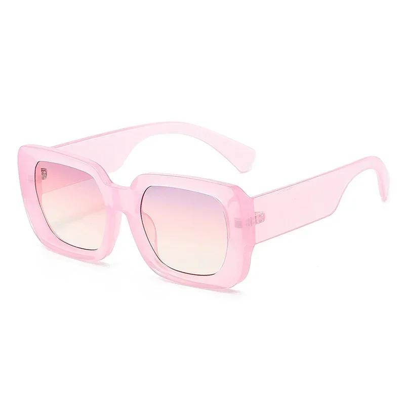  Square Ins Popular Fashion Women Sunglasses Retro Gradient Shades UV400 Men Trending Sun Glasses