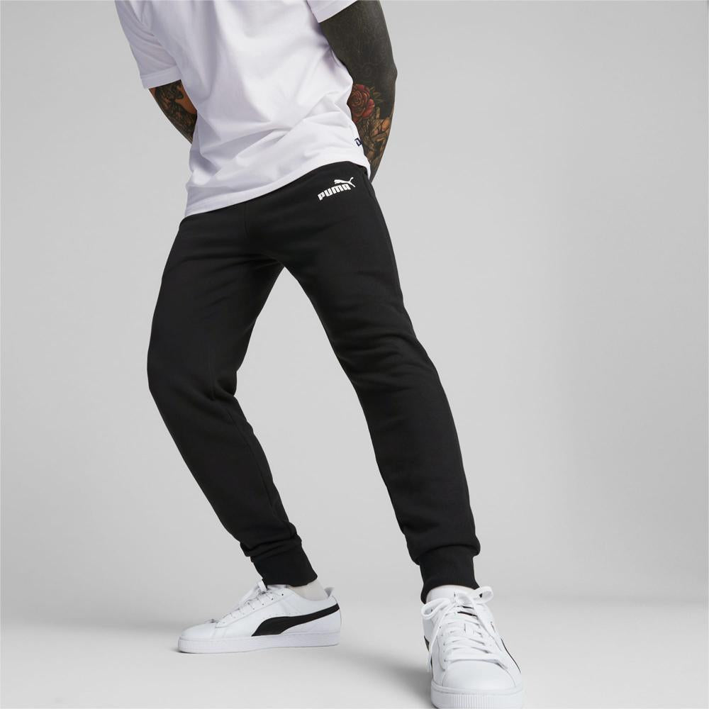 PUMA ESS Logo Pants slim fit black