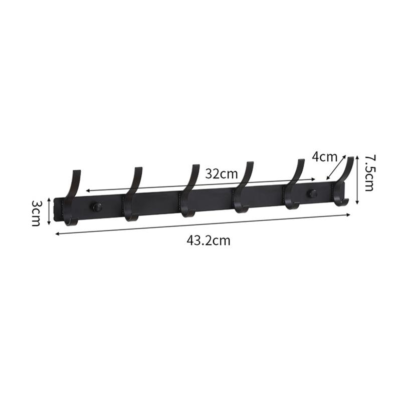 2025 Trend Coat Rack Wall Mount, Entryway Coat Hooks Wall Mounted,Coat, Towel And Purse(5) Durable Easy To Use
