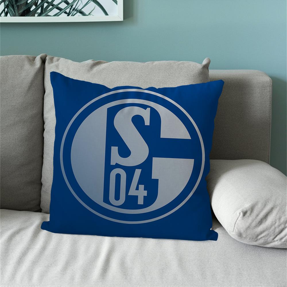

Футбольный клуб S-Schalke 04 Наволочка для дивана Прикроватной тумбочки Спальни Спинки Кресла Гостиной Офиса Подушки Печатная Квадратная Различные 16x16Inch