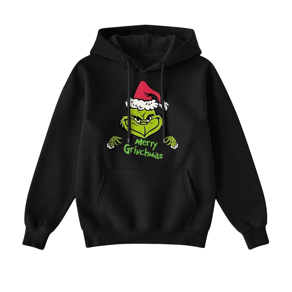Women's Christmas  Hoodie Funny Cute Christmas Holiday Sweatshirt Pullover