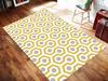 Modern Geometric Print Carpet The Shining Honey Rug Large Area Rug for Living Room Bedroom Decor Rug Non-Slip Washable Floor Mat