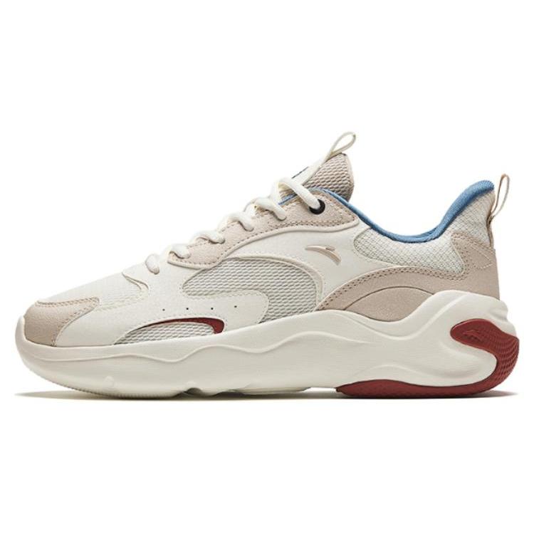 

Anta Cushioning Wear Resistant Low Top Casual Shoes Men s White Gray 44