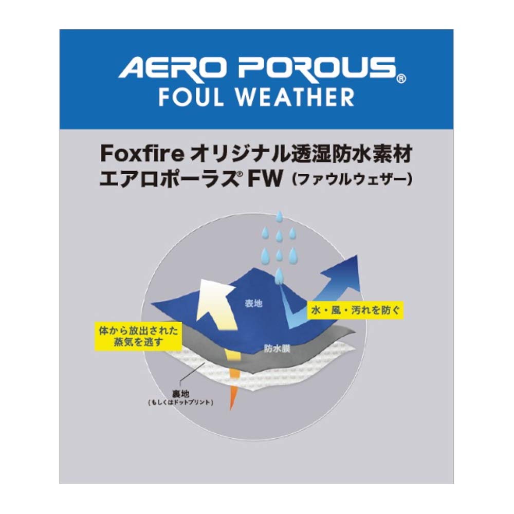 Rain Jacket GTX Hydromaster Jacket Gray XL [Foxfire] [5013136] [GORE-TEX Adopted] [Waterproof] [Fishing] Men's
