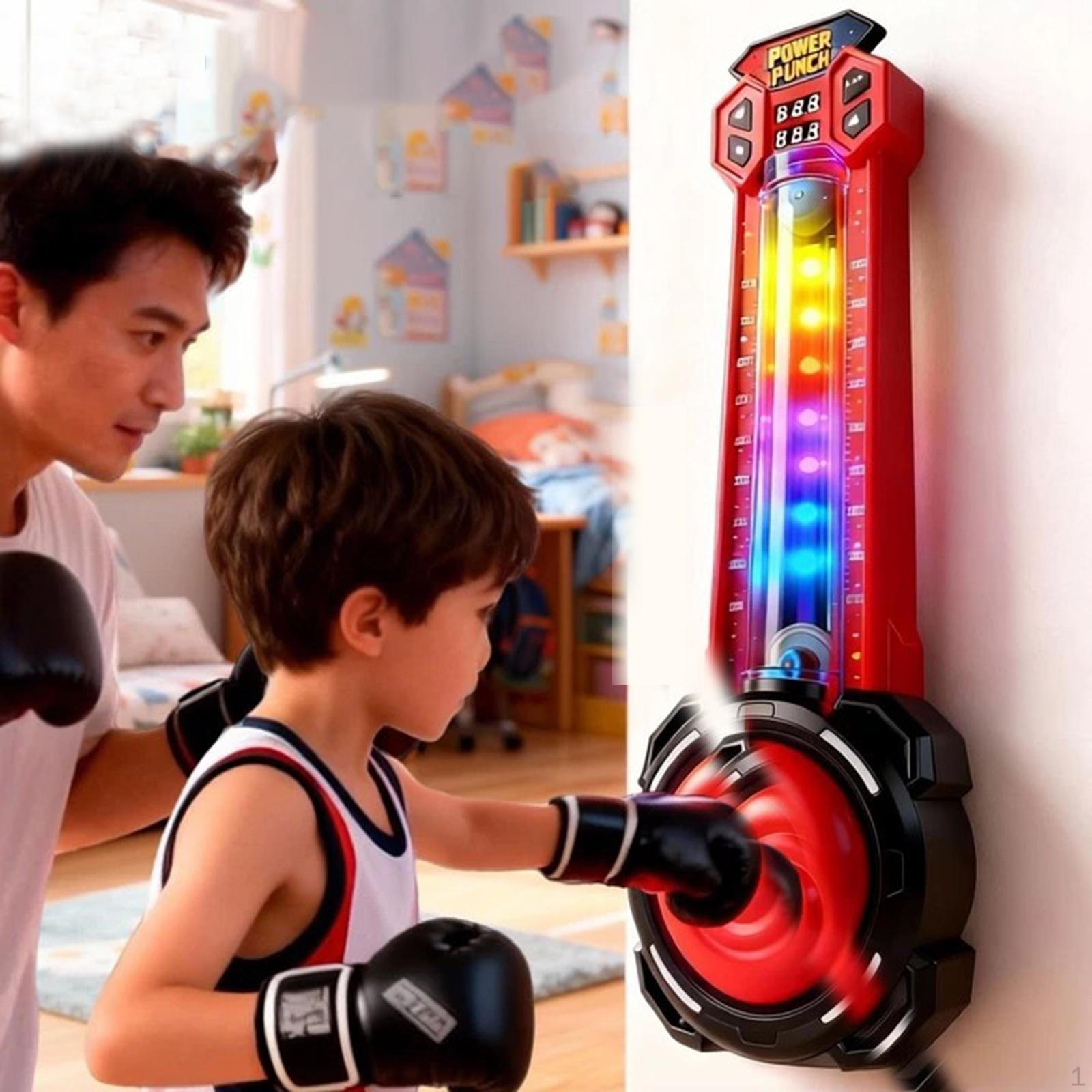 

Musical Boxing Machine Agility Training Versatile Four Modes Easy Installation with Light Punching