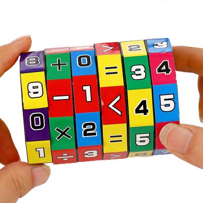 Cilindru magic Montessori matematică numere cub jucărie aritmetică pentru copii joc matematică numărare puzzle pentru copii educație învățare