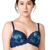 Triumph Red Label by Triumph 0100 10215407 Underwire Bra with Beautiful and Slender D80 M008 Pads, Cleavage, Sides, (Dark Blue)