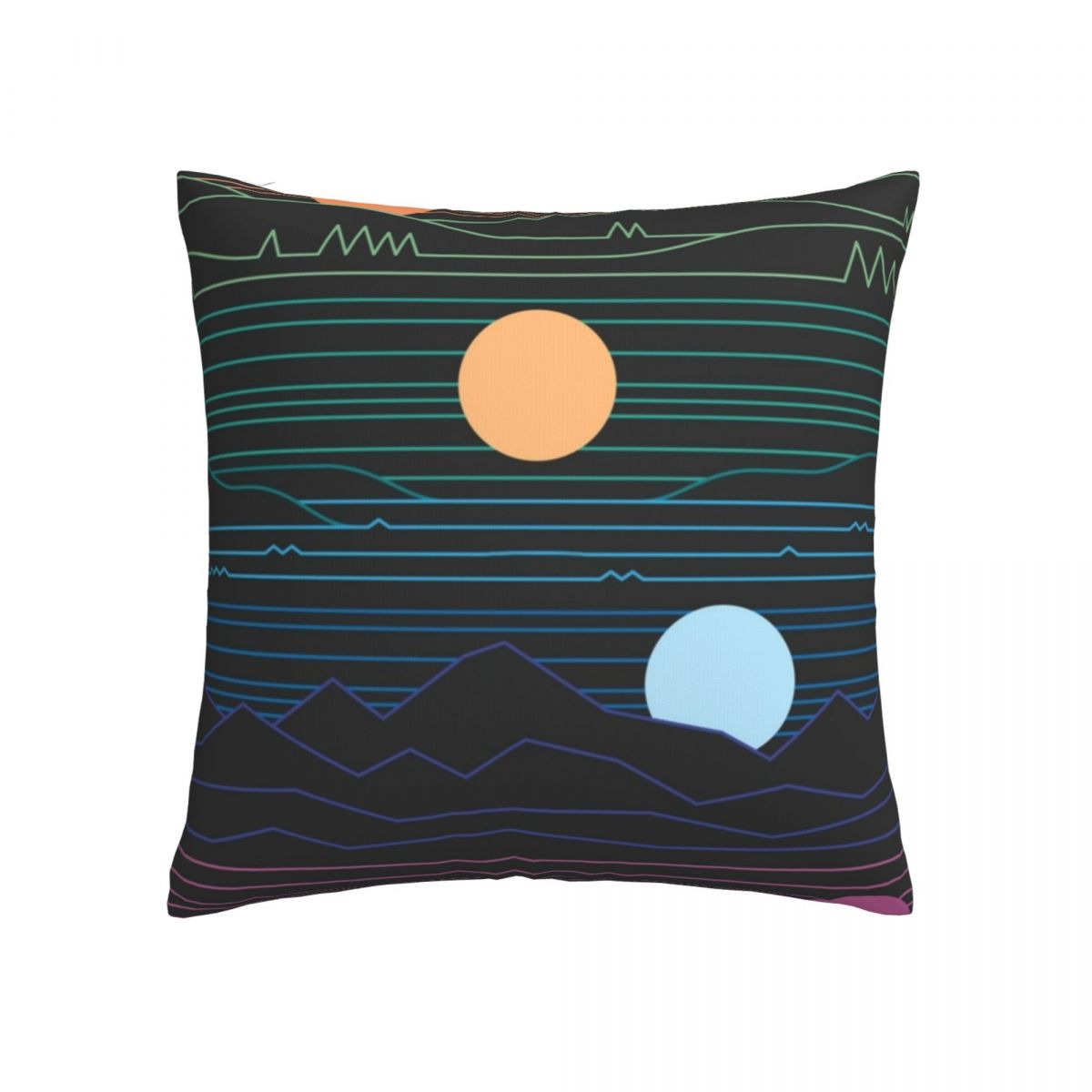 

Домашний декор, винтажная наволочка с небесным солнцем для спальни, луны, золота и черного цвета с принтом 40x40cm