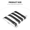 For 4Runner 2025+ 4 Door Lock Door Handle Strips Trim Accessories Carbon fiber