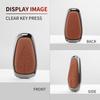 For Changan DEEPAL S07 L07 SL03 S7 G318 S05 Leather Metal Car Key Case Cover Key Protection Shell Fob Key Case Holder Accessorie