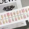 Star Moon Myth Purple Heart 3D Gilded Luxury Wearable Nail Art Patches, 30 Pieces