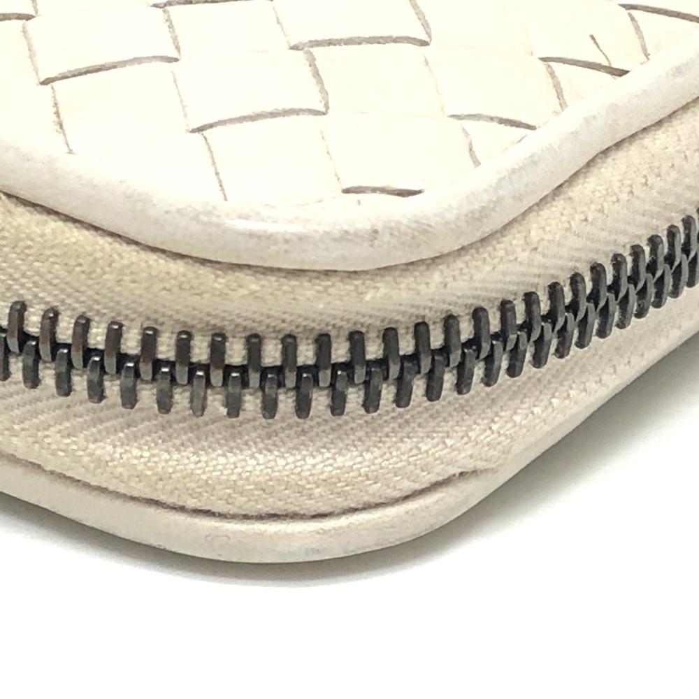 BOTTEGA VENETA 114076 Intrecciato Long wallet Zip Around Long Wallet