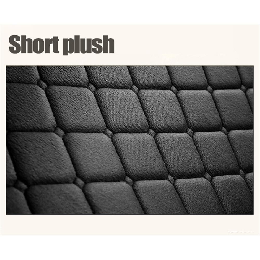 3PCS Winter Warm Diamond Front Rear Car Seat Cover Cushion Universal Auto Short Plush Seats Cushions Automobile Protector Accessories