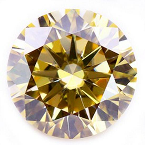 Round Multicolor Moissanite Stones: Red, Yellow, Blue, Green & Paraiba Colors