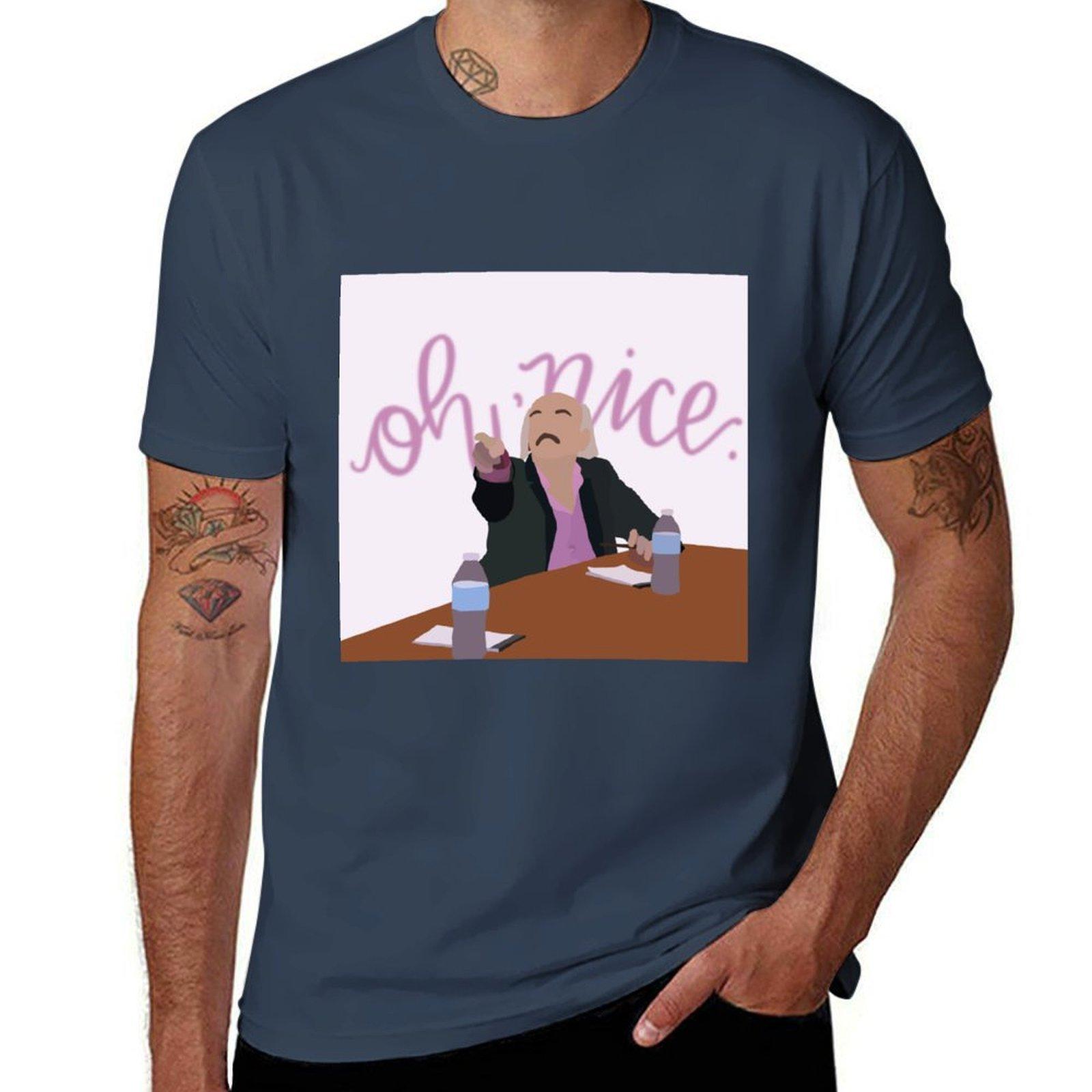Tim Robinson Oh Nice Focus Group Tshirt Basic Regular Fit Casual Tshirt S