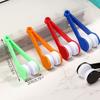 1/2/4Pcs Eyeglass Cleaning Rub Mini Glasses Microfiber Cleaner Sun Glasses Soft Brush Cleaning Clip Color Random