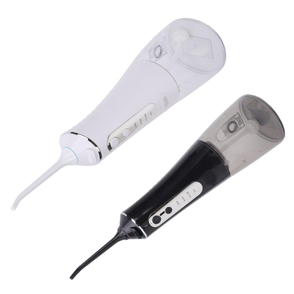 Portable Oral Irrigator 300ml Tank 4 Modes Water Resistant Cordless Teeth Cleaner for Home Office Tr
