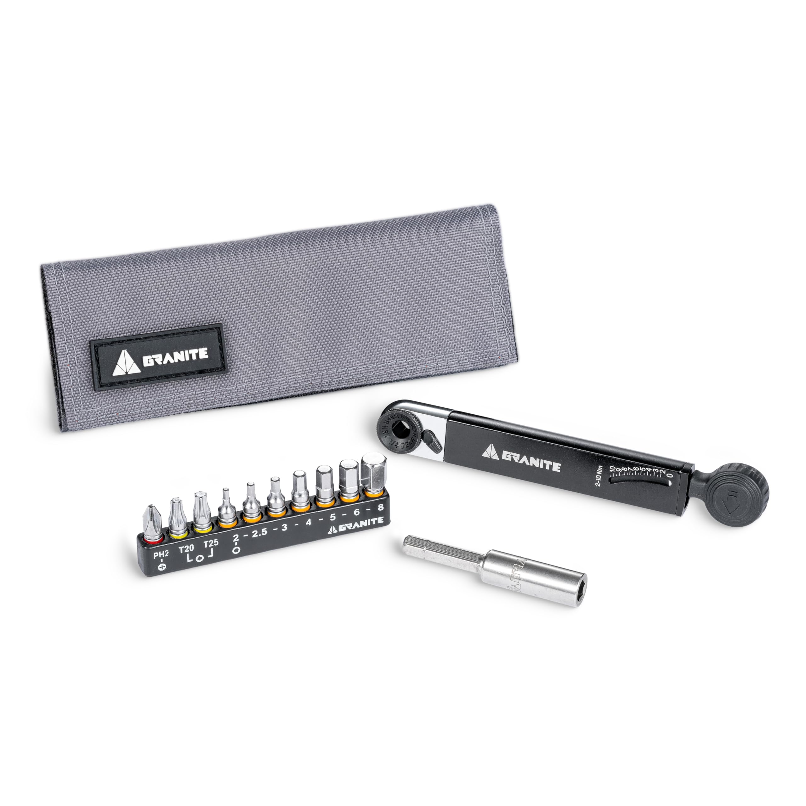 Granite Rocknroll TQ Rocknroll TQ Torque Ratchet Bike Tool Kit 150mmx55mm
