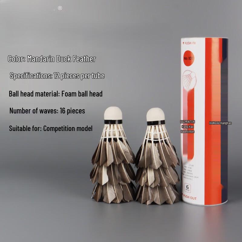 Junshi Durable Badminton Shuttlecocks (12-Pack)