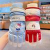 Sanrio Kinder Skihandschuhe Hello Kitty Wasserdicht Kälteschutzhandschuhe Warme Handschuhe für den Winter Wintergeschenk für Kinder