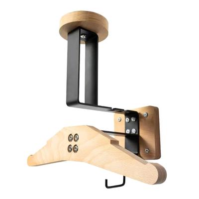 Wall Mount Helmet Holders Gear Display Stand for Cycling Skiing Police Clothes Equipment Gear Storage with Hook