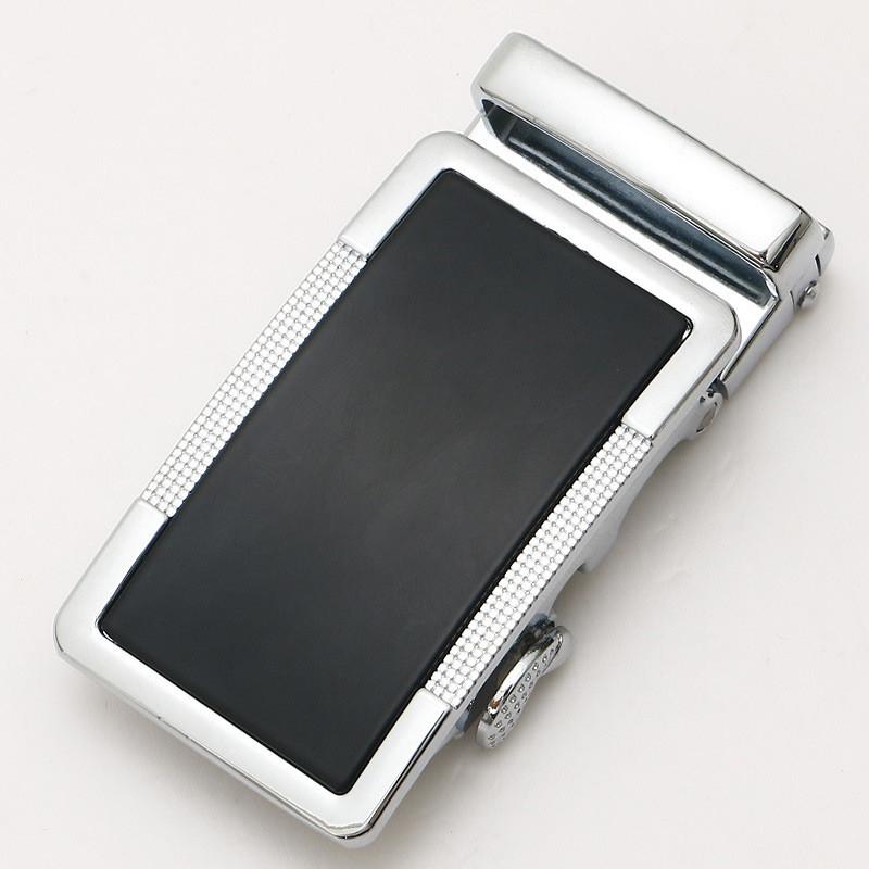 Mens Fashionable 35cm Automatic Buckle Waist Belt Durable Metal Design For Business Casual Or