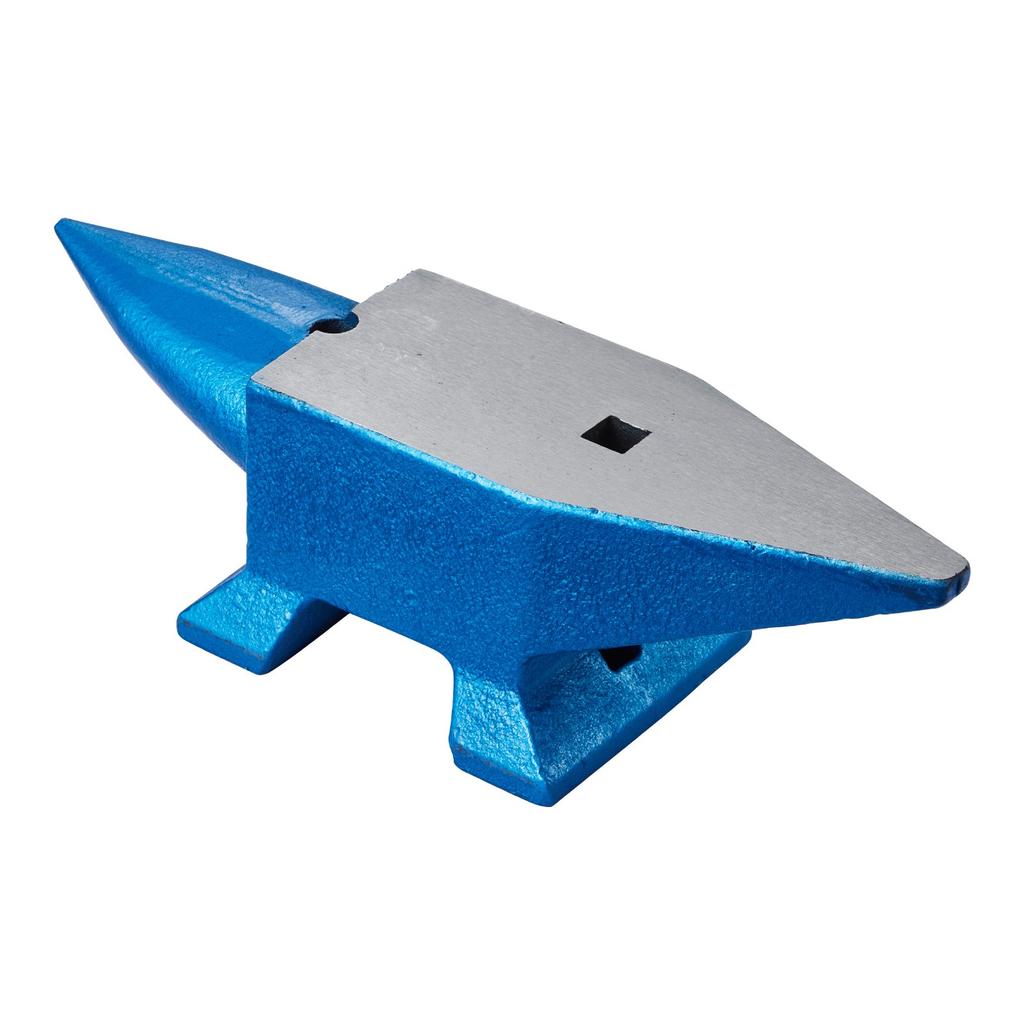 VEVOR Single Horn Anvil 22Lbs Steel Anvil Blacksmith for Sale Forge Steel Tools with Round and Square Hole and Equipment Anvil Rugged Blacksmith