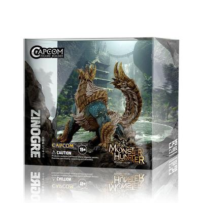 Capcom Monster Hunter FIGURE BUILDER CUBE MONSTER HUNTER Thunder Wolf Dragon Jinogre Approximately H106 X W111 X D109mm Made of PVC ABS