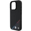 BMW Bmhmp16L23Pupdk Iphone 16 Pro 6.3 Czarny/Black Hardcase M Perforated Tricolor Line Magsafe