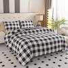 Heart Print Duvet Cover Set King Size Reversible Bedding Set Microfiber Modern 1 Quilt Cover Zipper Closure with 2 Pillowcases