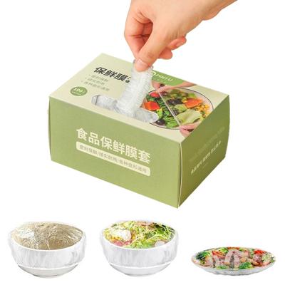 Pcs Plastic Wrap Bowl Covers Reusable Elastic Food Storage Translucent Colors Stretchable Food Bowl Storage Covers for