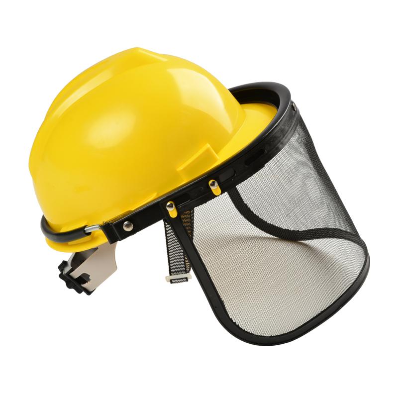 Chainsaw Safety Helmet Face Shield Protection With Mesh Visor For Stihl Trimmer