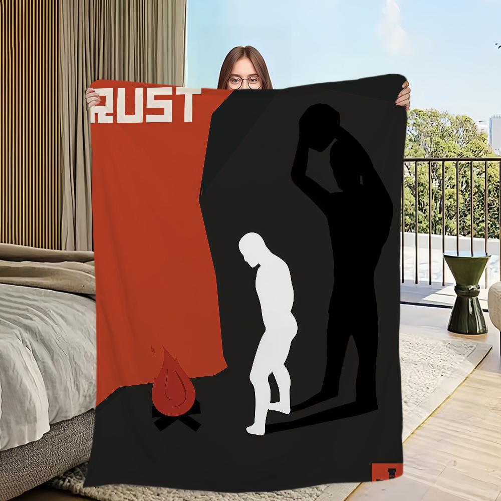 Game R-RUST Blanket For Sofa Room Microfiber Bedding Blanket office Travel Gift Home