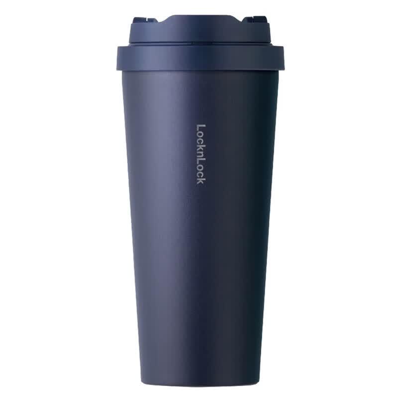 LocknLock Vigor Stainless Steel Pop-Up Lid Insulated Mug 500ml