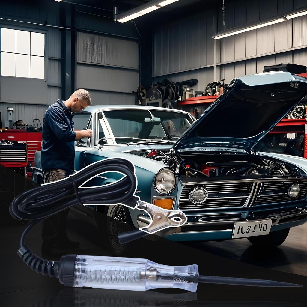 DC 6-24V Voltage Continuity Tester Car Test Auto Light Tool Circuit Lead Probe Pen Bulb Automobile Diagnostic Tools