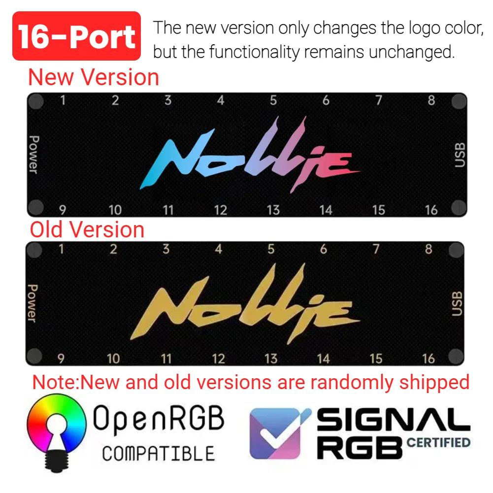 Contrôleur ARGB 5V 3 broches Splitter ARGB Adressable 8 voies Alimentation SATA pour Interface de Carte Mère Étendue Support SignalRGB OpenRGB