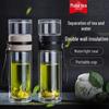 Tianxi 500ml Double-Layer Glass Tea Infuser Bottle