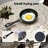 12cm Mini Portable Camping Cooking Steak Frying Pan Nonstick Frying Egg Pan  Omelet Pan Gas Stove Induction Hob Kitchen Cookware