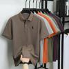 Polo Ralph Lauren Summer Men's New Black Pony Embroidered Solid Color Mercerized Cotton Loose Moisture Wicking and Quick Drying Casual Polo Shirt