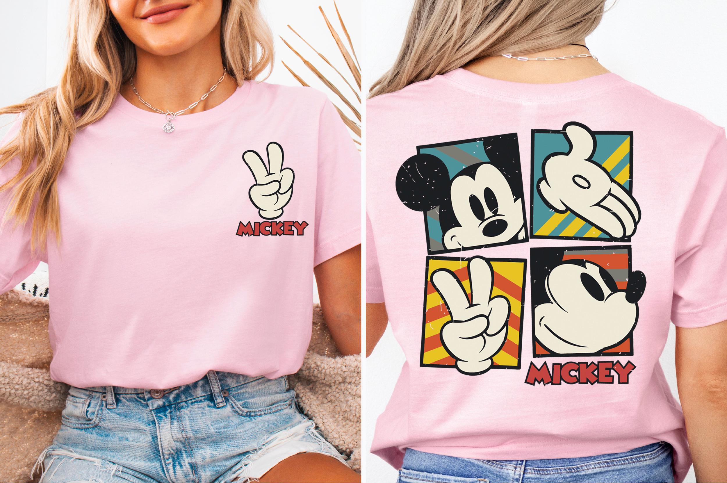 Disneyland Mickey Mouse Shirt Mickey Mouse Classic Pose Shirt WDW Disneyland Family Matching Shirts S