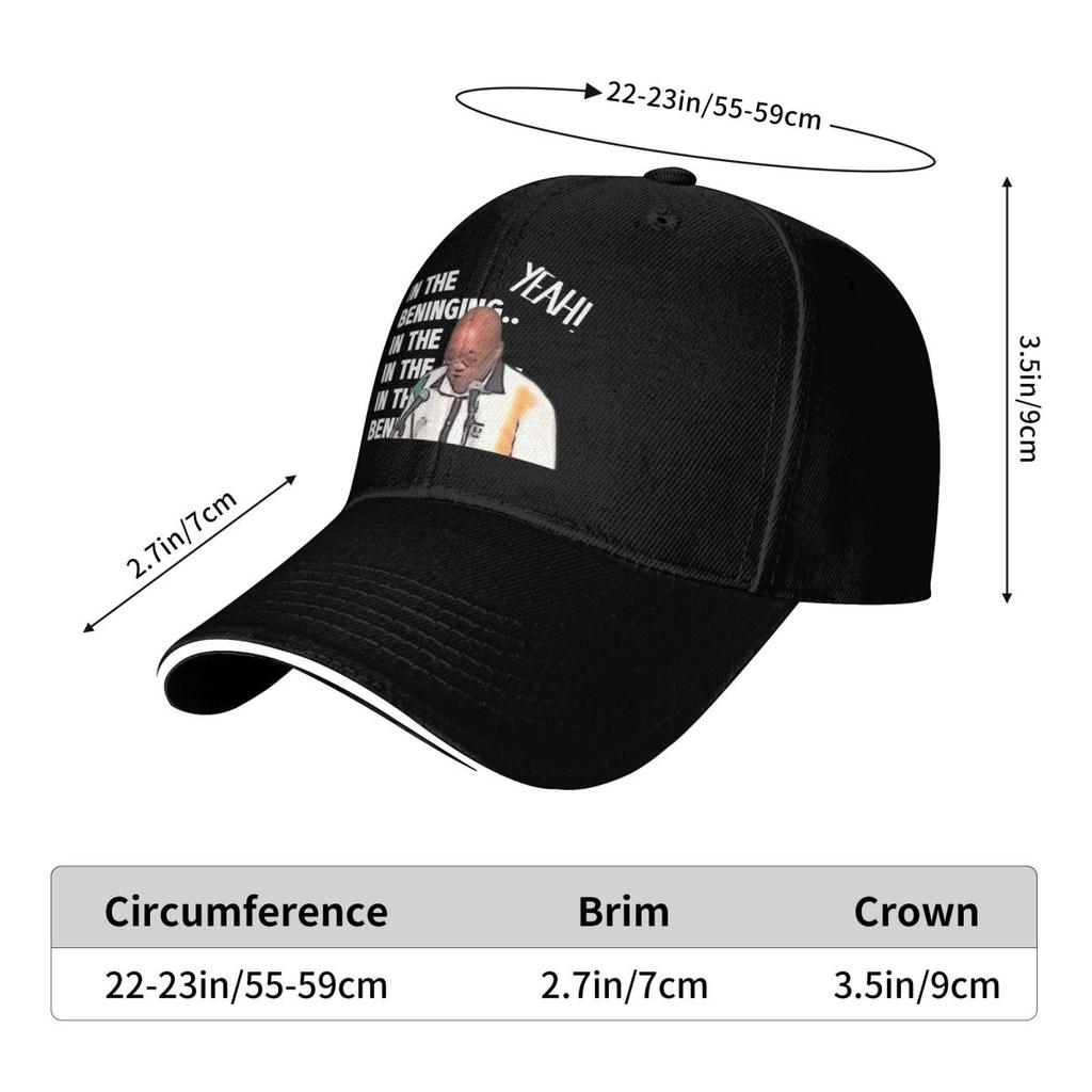 Baseball Caps In The Beningin Beginning Humor Sarcastic Funny Casquette Men Women Outdoor Summer Hats
