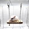 Pet Supplies Hamster Toys Solid Wood Platform Swing Wooden Molar Hanging Suspension Bridge