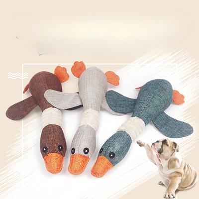 Pet Dog Plush Wild Goose Vocal Toy Pet Cat Dog Sackcloth Teeth Cleaning Vent Toy
