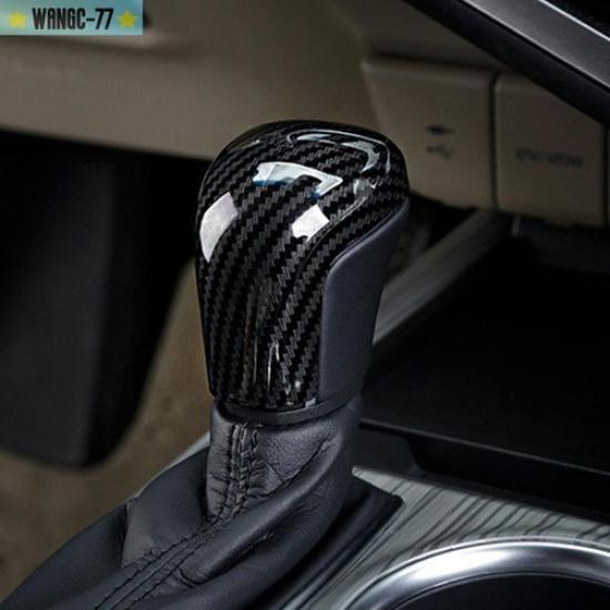 Carbon Fiber Look Car Gear Shift Knob Cover Trim For Toyota Corolla - 1X