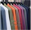 Men's 2026 Spring Breathable Cotton Long-Sleeve Polo Shirt with Side Slits