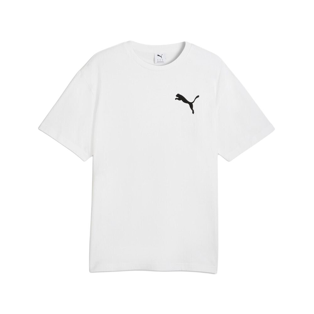 Puma Knitted Round Neck Simple Comfortable Short Sleeve T-Shirt Men tops 637775-02 S