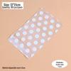Gold Polka Dot Self-Adhesive Transparent Plastic Bags for Small Biscuits and Candy