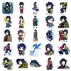 Giyu Tomioka Demon Slayer Water Hashira Stickers 50 Pcs Waterproof Anime Decals For Phone Laptop Journal Stationery Anime Lovers