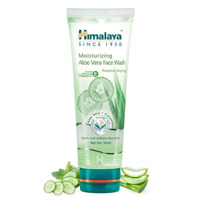 Himalaya Moisturizing Aloe Vera Face Wash, 50ml